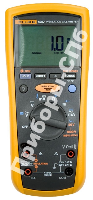 Fluke 1587 - мультиметр-мегаомметр 50-1000 В
