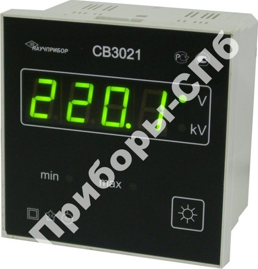 СВ3021-250 - вольтметр цифровой щитовой